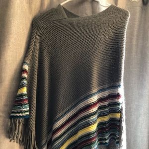 Gray Poncho